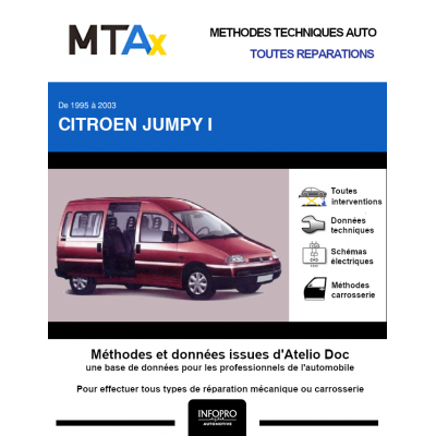MTA Expert Citroen Jumpy I COMBI 4 portes de 01/1996 à 12/2003
