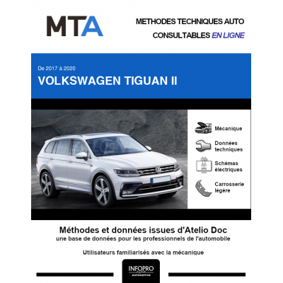 MTA Volkswagen Tiguan II BREAK 5 portes de 09/2017 à ce jour