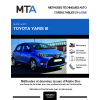 MTA Toyota Yaris III HAYON 5 portes de 06/2014 à ce jour