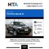 MTA Toyota Hilux IV PICKUP 2 portes de 01/2012 à ce jour