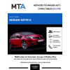 MTA Nissan Note II HAYON 5 portes de 09/2013 à ce jour