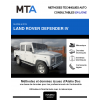 MTA Land rover Defender IV CHASSIS DOUBLE CABINE 4 portes de 10/2006 à ce jour