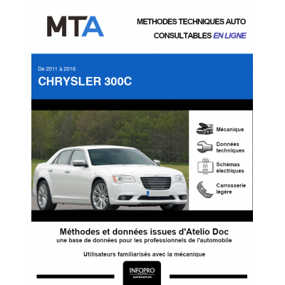 MTA Chrysler 300c BERLINE 4 portes de 09/2011 à ce jour