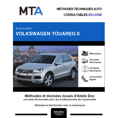MTA Volkswagen Touareg II BREAK 5 portes de 06/2010 à 12/2014