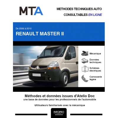 MTA Renault Master II BUS 5 portes de 06/2006 à 04/2010