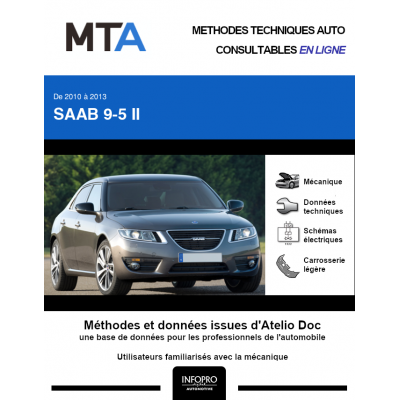 MTA Saab 9-5 II BERLINE 4 portes de 07/2010 à ce jour