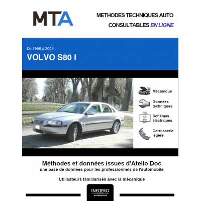 MTA Volvo S80 I BERLINE 4 portes de 07/1998 à 12/2002
