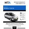 MTA Renault Clio III BREAK 5 portes de 03/2009 à 12/2014