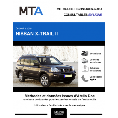 MTA Nissan X-trail II BREAK 5 portes de 07/2007 à 10/2010