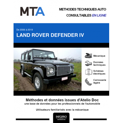 MTA Land rover Defender IV BREAK 5 portes de 10/2006 à ce jour