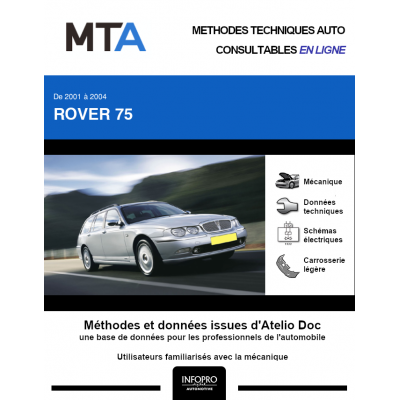 MTA Rover 75 BREAK 5 portes de 09/2001 à 03/2004