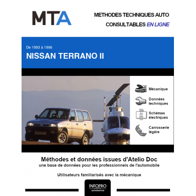 MTA Nissan Terrano II BREAK 5 portes de 10/1993 à 06/1996