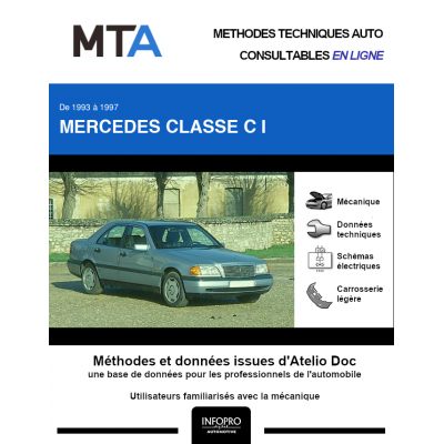 MTA Mercedes Classe c I BERLINE 4 portes de 06/1993 à 06/1997