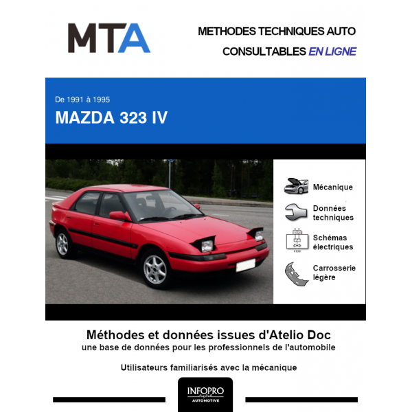 MTA Mazda 323 IV BREAK 5 portes de 07/1991 à 06/1995