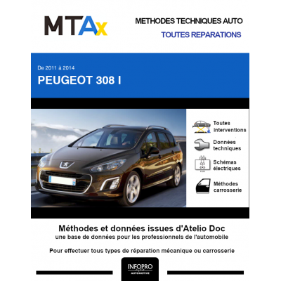 MTA Expert Peugeot 308 I BREAK 5 portes de 04/2011 à 12/2014