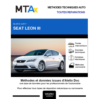 MTA Expert Seat Leon III HAYON 5 portes de 10/2012 à ce jour