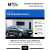 MTA Expert Volkswagen Polo V HAYON 3 portes de 09/2009 à 05/2014
