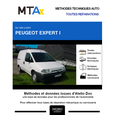 MTA Expert Peugeot Expert I FOURGON 4 portes de 10/1995 à 12/2003