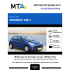 MTA Expert Peugeot 206 + HAYON 5 portes de 03/2009 à 05/2013