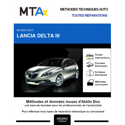 MTA Expert Lancia Delta III HAYON 5 portes de 07/2008 à ce jour