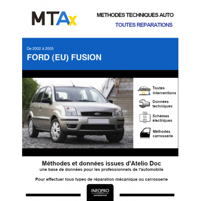 MTA Expert Ford (eu) Fusion HAYON 5 portes de 09/2002 à 10/2005