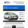 MTA Expert Renault Clio campus II HAYON 3 portes de 07/2006 à 07/2009