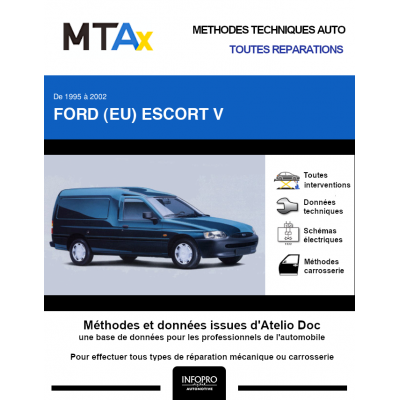 MTA Expert Ford (eu) Escort V FOURGON 3 portes de 07/1995 à 12/2002