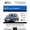 MTA Expert Renault Clio campus II HAYON 5 portes de 07/2006 à 07/2009
