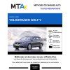 MTA Expert Volkswagen Golf V BREAK 5 portes de 06/2007 à 12/2009