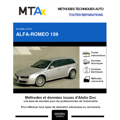 MTA Expert Alfa-romeo 159 BREAK 5 portes de 03/2006 à 05/2013