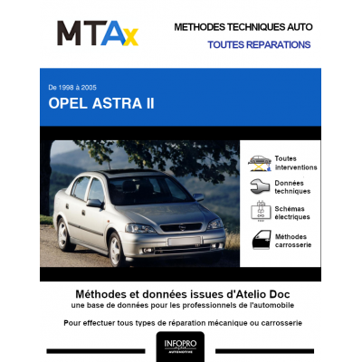 MTA Expert Opel Astra II BERLINE 4 portes de 04/1998 à 10/2005
