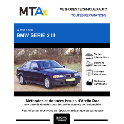 MTA Expert Bmw Serie 3 III BERLINE 4 portes de 01/1991 à 04/1998