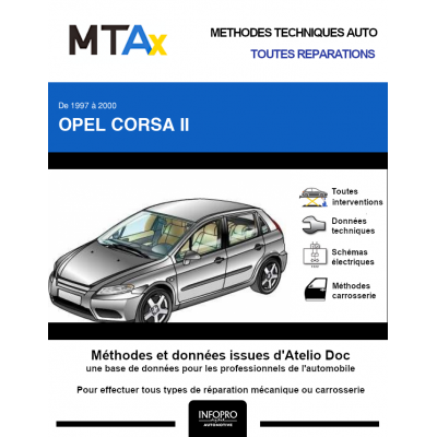 MTA Expert Opel Corsa II BREAK 5 portes de 04/1997 à 10/2000