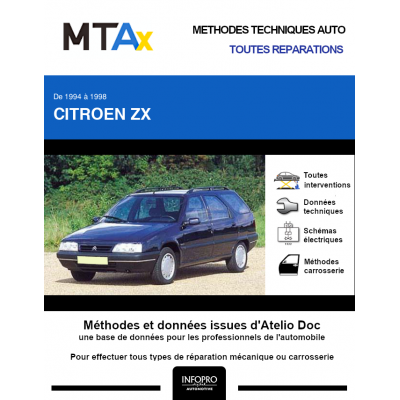 MTA Expert Citroen Zx BREAK 5 portes de 07/1994 à 06/1998