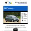 MTA Expert Opel Meriva I MONOSPACE 5 portes de 04/2003 à 12/2005