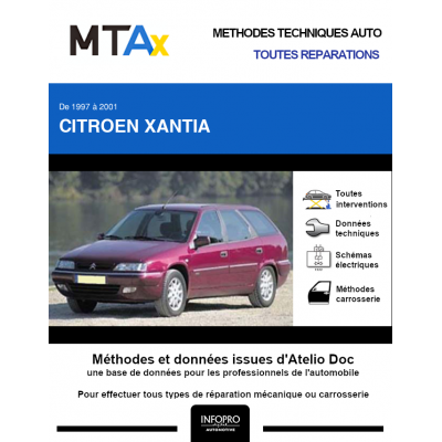MTA Expert Citroen Xantia BREAK 5 portes de 12/1997 à 06/2001