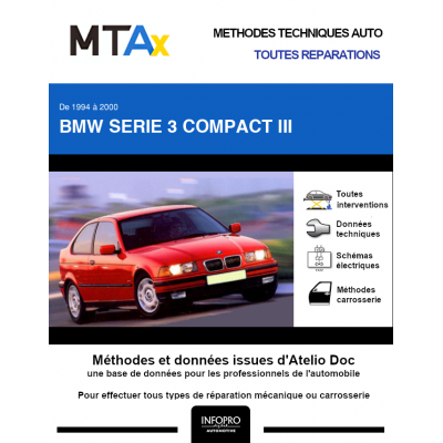 MTA Expert Bmw Serie 3 compact III HAYON 3 portes de 03/1994 à 12/2000