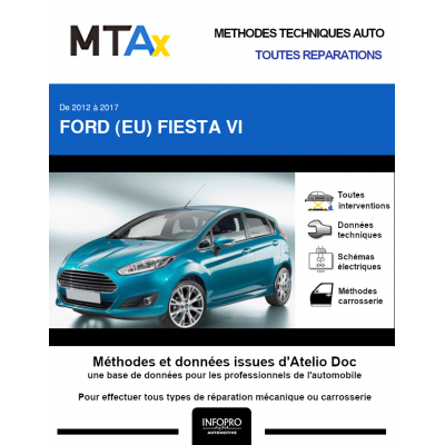 MTA Expert Ford (eu) Fiesta VI HAYON 5 portes de 11/2012 à ce jour