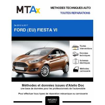 MTA Expert Ford (eu) Fiesta VI HAYON 3 portes de 11/2012 à ce jour