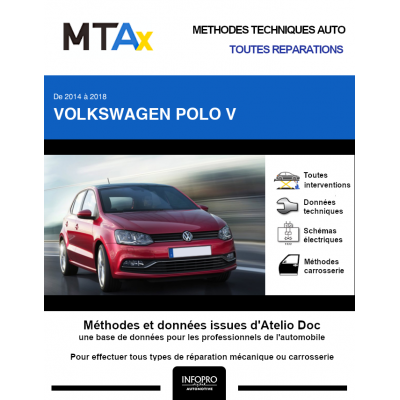 MTA Expert Volkswagen Polo V HAYON 5 portes de 02/2014 à ce jour