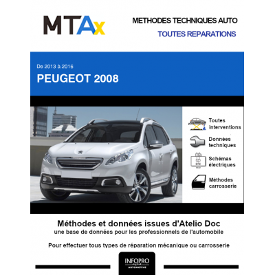 MTA Expert Peugeot 2008 HAYON 5 portes de 01/2013 à 09/2016