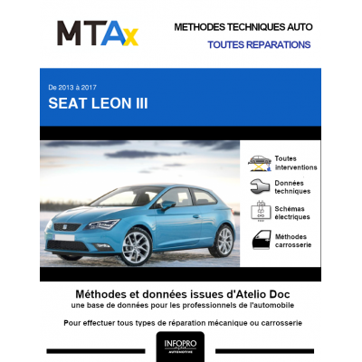 MTA Expert Seat Leon III HAYON 3 portes de 03/2013 à ce jour