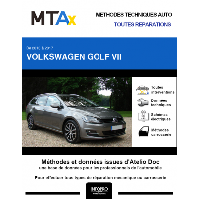 MTA Expert Volkswagen Golf VII BREAK 5 portes de 09/2013 à 06/2017