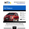 MTA Expert Fiat Panda III HAYON 5 portes de 01/2012 à ce jour