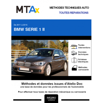 MTA Expert Bmw Serie 1 II HAYON 3 portes de 08/2011 à 06/2015