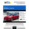 MTA Expert Renault Clio IV HAYON 5 portes de 07/2012 à 12/2016