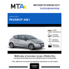 MTA Expert Peugeot 208 I HAYON 3 portes de 03/2012 à 09/2015