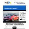 MTA Expert Volkswagen Golf VI CABRIOLET 2 portes de 06/2011 à 06/2017