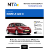 MTA Expert Renault Clio III HAYON 5 portes de 03/2009 à 12/2014