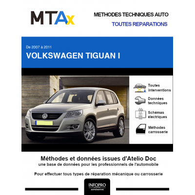 MTA Expert Volkswagen Tiguan I BREAK 5 portes de 11/2007 à 04/2011